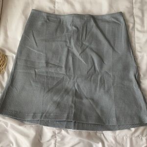 Princess Polly blue gray skirt